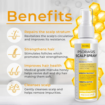 Psoriasis Scalp Spray for Itching, Flaking, and Inflammation
